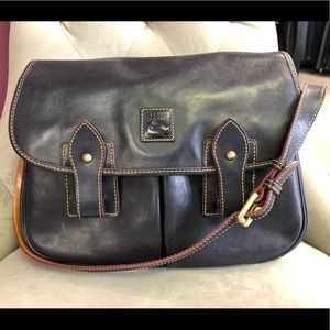 Dooney & Bourke Florentine Leather Saddle Bag